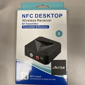Nuevo receptor inalámbrico de escritorio NFC/transmisor BLUETOOTH BT adaptador de audio auxiliar RCA - Imagen 1 de 3