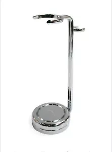 The Art of Shaving Edwin Jagger Edition Chrome Double Wire Razor & Brush Stand - Picture 1 of 1