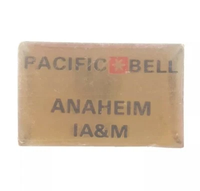 Vintage Pacific Bell Anaheim IA&M Lapel Pin Tie Tack NOS NIP - Image 1 of 3