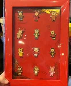 2019 China Starbucks coffee Chinese Zodiac 12 pin set gift box - Picture 1 of 2