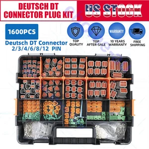 DEUTSCH DT CONNECTOR PLUG KIT AU STOCK Connector 1650PCS Deutsch DT Connector - Picture 1 of 12
