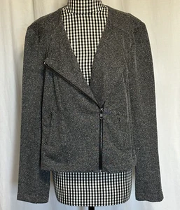 Catherine Malandrino Textured Runway Style Moto Jacket size XL - Picture 1 of 8