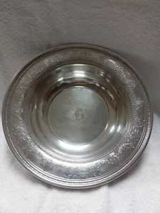 Dominick & Haff .955 Sterling Silver 10×2.25 Round Bowl Beautiful Detail 14.7oz - Picture 1 of 11