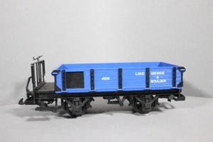 LGB Spur G Lehmann Niederbordwagen 4105  Lake George & Boulder blau 2 achsig - Bild 1 von 6