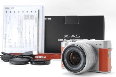[TOP MINT in Box] Fujifilm X-A5 24.2PM Digital Camera XC 15-45mm Lens From JAPAN - Image 1 of 4