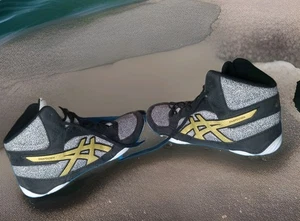 SnapDown Mens SZ 8.5 Sneakers Barefoot Comfort Wrestling Black Oreo Martial Arts - Picture 1 of 9