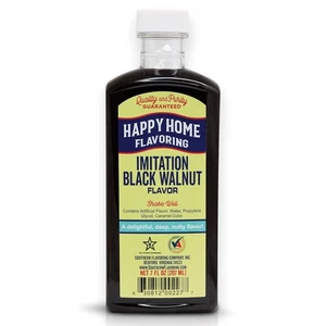 Happy Home Imitation Black Walnut Flavoring, Non-Alcoholic, Certified...  - Picture 1 of 7
