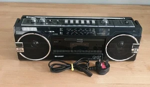 Vintage Sharp QT27 Stereo Radio Cassette Recorder Working But Read Description - Picture 1 of 13