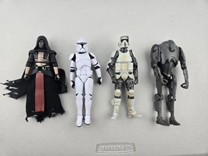 Hasbro Star Wars The Black Series 4 Stück Darth Revan Super Battle Droid Scout - Bild 1 von 7