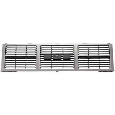 Grille Silver w/ Gray Insert For 85-86 88 GMC C1500 Models w/ Single Headlights - Image 1 of 4