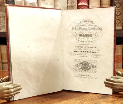 Dante - Divina Commedia. I luoghi più oscuri, Brescia 1843 - Immagine 1 di 3