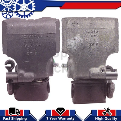 Pair Rear Brake Calipers Fits 1968 1969 1970 1971 1972 1973 1974 1975 Fiat 124 - Image 1 of 4