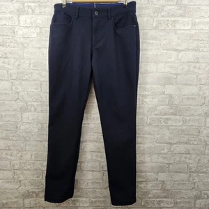 Calvin Klein Hose Herren Größe 32X32 Marineblau Klassisch 5 Taschen Gerades Bein - Bild 1 von 6