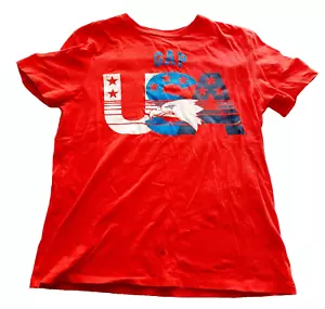 Gap Jungen T-Shirt rot USA Adler patriotisch kurzarm Größe 12 - Bild 1 von 12