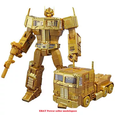 TAKARA TOMY MP10G Transformation Toy Gold Optimus Prime Action Figure IN STOCK - Image 1 of 4