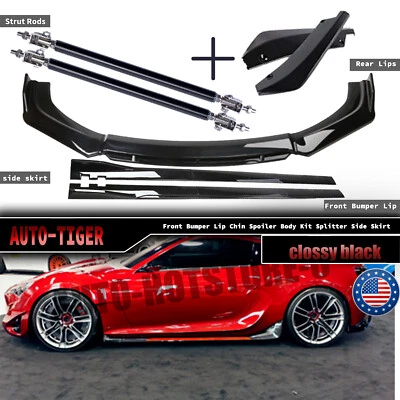 Falda lateral divisor alerón labial parachoques delantero para Scion FR-S Foto 1 de 4