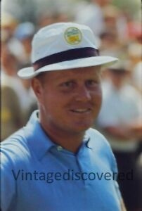 Jack Nicklaus 1965 Augusta Masters Winner Vintage 35mm Slide Transparency Photo