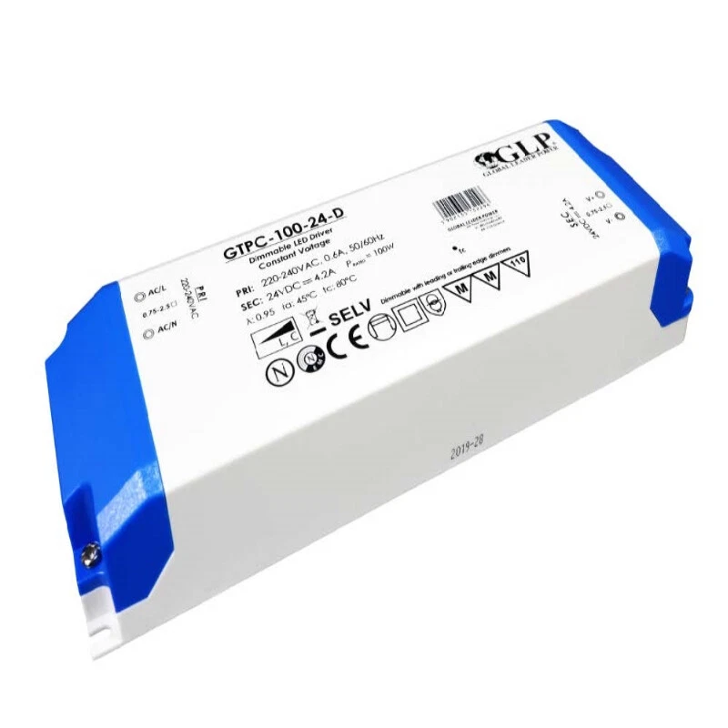 Dimmable Trasformatore LED Slim 24V Dc 4,2A 100W Konstantspannung (GTPC-100-24-D - Immagine 1 di 1