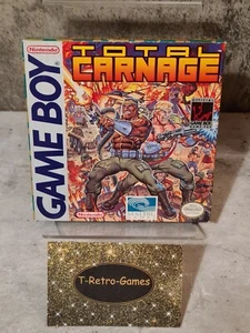 Nintendo Game Boy Classic Total Carnage con embalaje original e instrucciones EE. UU. - Imagen 1 de 10