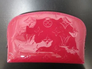 Auténtico bolso cosmético Louis Vuitton con monograma Vernis Pochette M90009 99058 - Imagen 1 de 10