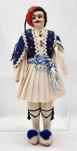  VINTAGE  doll man's Greek Costume. Cloth hand made - Picture 1 of 10