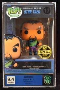 Funko Digital Star Trek - Klingon #17 - Legendary LE 1967 Black Light GRADE 9.4! - Picture 1 of 7