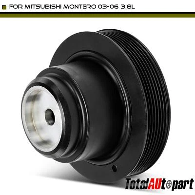 1x New Engine Harmonic Balancer for Mitsubishi Montero 2003 2004 2005 2006 3.8L - Image 1 of 4