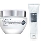 Avon Anew Sensitive + Dual Collagen Cream & Cream Cleanser