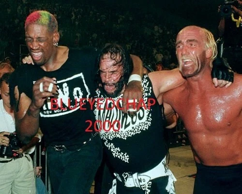 DENNIS RODMAN-RANDY SAVAGE & HULK HOGAN LUCHADOR 8 X 10 FOTO WWF WCW Foto 1 de 1