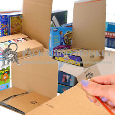 BOOK WRAP POSTAL CARDBOARD MAILING BOXES TENVOWRAPS - ALL SIZES / QUANTITIES