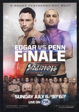 2015 TOPPS UFC POSTER CARD INSERT TUF-19 BJ B.J. PENN FRANKIE EDGAR 