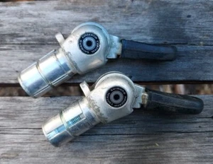 Vintage Shimano Barcon Shift Levers Bar End 5-6 Speed Shifter Set - Friction - Picture 1 of 4