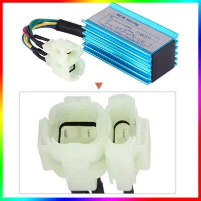Conector AC CDI 6 pines para CG 125cc 150cc 200cc 250cc ATV moto de cross go kart quad Foto 1 de 4