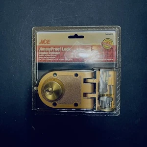 Nuevo Ace JimmyProof Cerradura con Llave Doble Cilindro 5405626 Nuevo de Lote Antiguo - Imagen 1 de 6