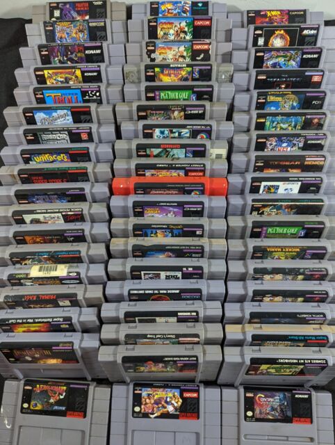 Original Super Nintendo Video Games SNES Super Nintendo Entertainment  System 1991 Game Cartridges Tested Collectible Vintage Gaming -  Israel