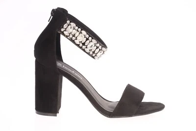 Boohoo Jessica Negro Adornado Tobillo 2 Piezas Tacones, Talla 7UK, 9US; $62 Foto 1 de 4