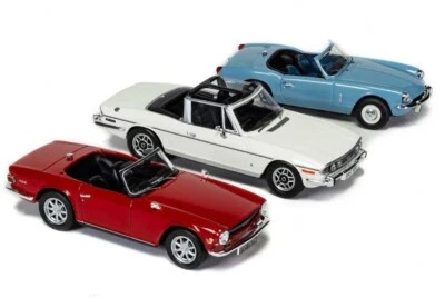 VANGUARD TOPLESS TRIUMPH COLLECTION SET SPITFIRE BLUE/TR6 RED/STAG WHITE TC00005 - Image 1 of 4