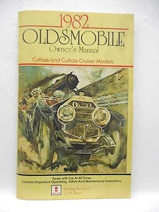 1982 OLDSMOBILE OWNER MANUAL ,  Booklet - Picture 1 of 5