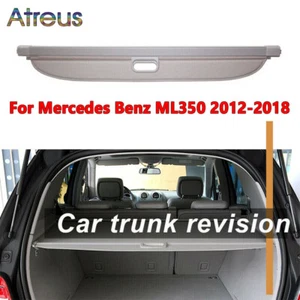 Rear Trunk Cargo Cover For Mercedes-Benz ML350 12-18 Security Shield Shade Beige - Picture 1 of 3