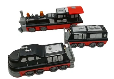 Popular Playthings Locomotive 4 Pieces Plastic Black Red Gray 2013 - Image 1 of 4