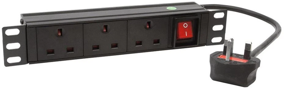 KAUDEN - 10" 1U Rack Mount 3 Way 13A PDU - Image 1 of 1