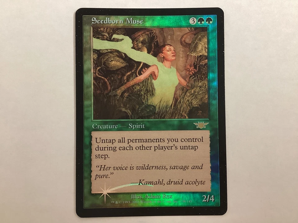 MTG Legions SEEDBORN MUSE Foil LP (BIN) Graded Power - Image 1 of 2