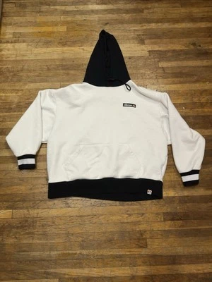 Ellesse White Hoodie Checkered 4 Square Red, Yellow, Green & Blue Hoodie XL - Image 1 of 4