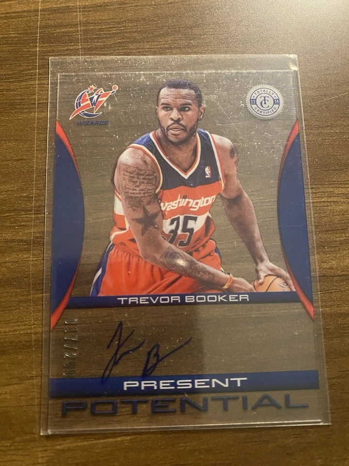 Trevor Booker 2013-14 Totally Certified Auto Card #PP-TB Serial #284/299 - Image 1 of 3