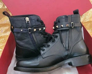 Botas de Combate Valentino Garavani Rockstud 36.5 - Imagen 1 de 9