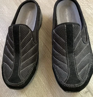Easy Spirit Black Travel Time Slip On Comfort Mules Size 7 M - Image 1 of 4