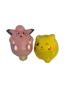 Kellogg’s 2000 Pikachu y 1999 BurgerKing Clefairy Pokémon Spinners de colección. - Imagen 1 de 8