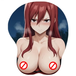 Erza Scarlet Fairy Tail 3D Mouse Pad Anime Wrist Rest Ergonomic - Afbeelding 1 van 1