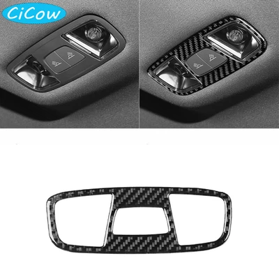 Real Carbon Fiber Interior Roof Reading Light Cover Trim For Audi A3 S3 8Y 21-25 - Image 1 of 4