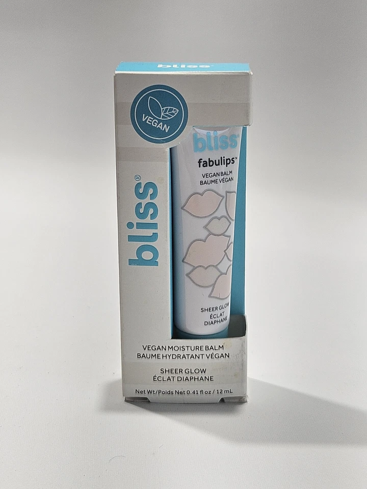 Bliss Fabulips Vegan Lip Balm Sheer Glow 0.41 fl oz